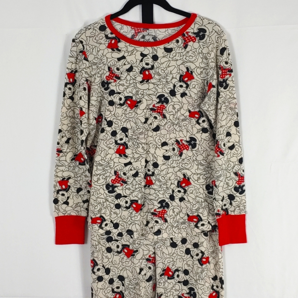 Disney Thermal Pajama Set w/ Medium Top & Large Bottoms